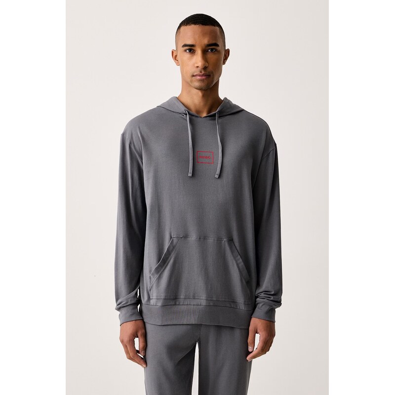 HUGO loungwear mikina pánská bavlněná s elastanem