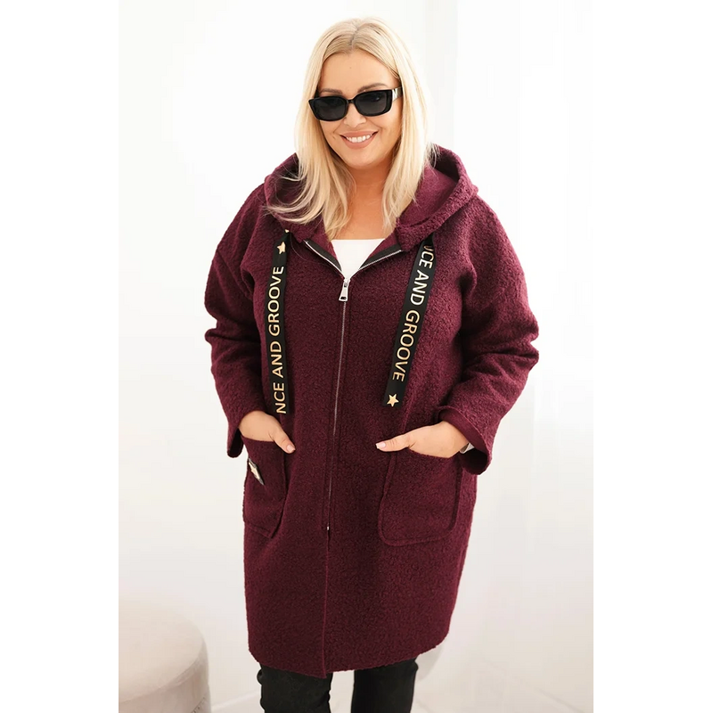 Kesi Dámský kabát Plus Size 5275