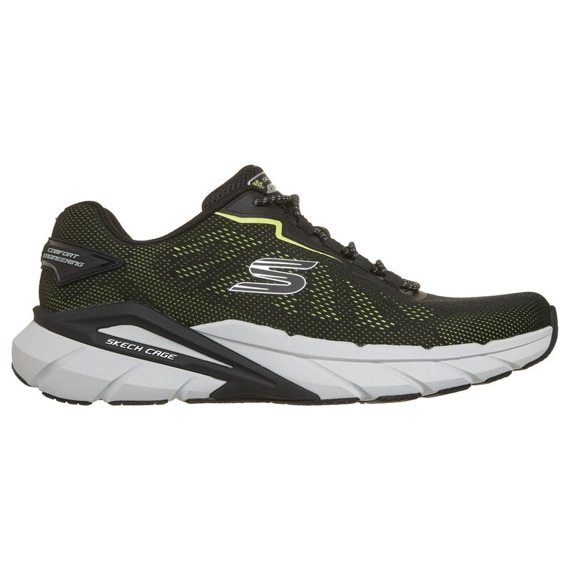 Skechers Muži Skech Cage - Kariv Teniska v Černá/Limetková,