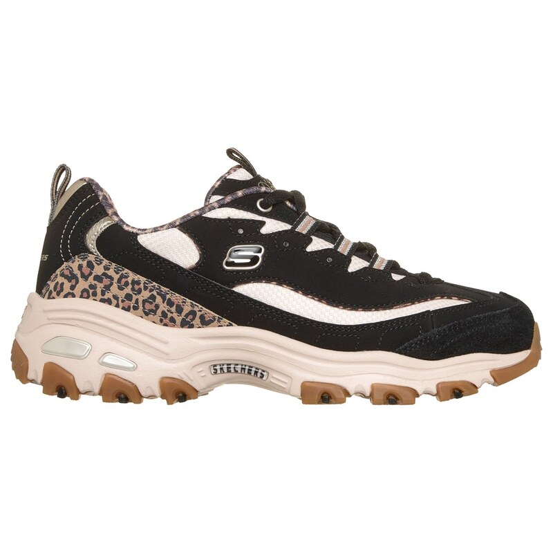 Skechers Ženy DLites - Wild Charm Teniska v Černá, Velikost 36