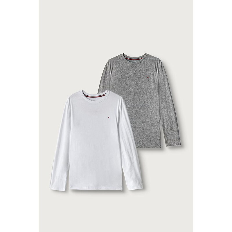 Tommy Hilfiger tričko s dlouhým rukávem dětské bavlněné 2-pack