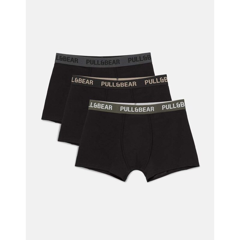 Pull&Bear 3-pack of boxers in others-Multi