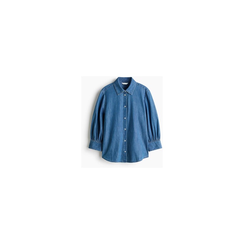 H&M - Denim shirt - Denim Blue