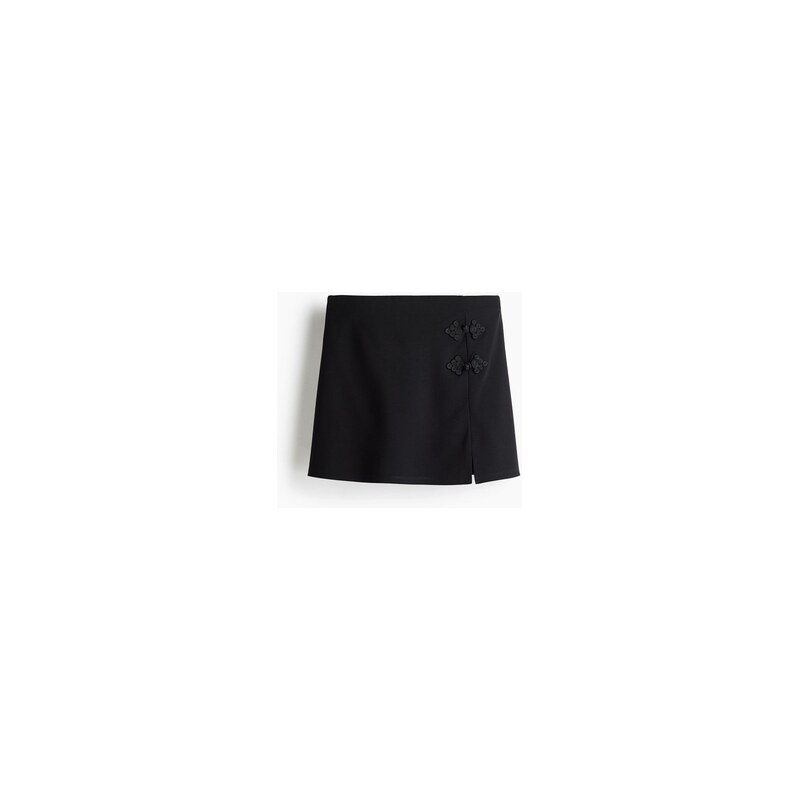 H&M - Short viscose-blend skirt - Black