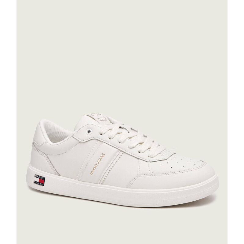 Tommy Jeans Kožené tenisky Flag Court