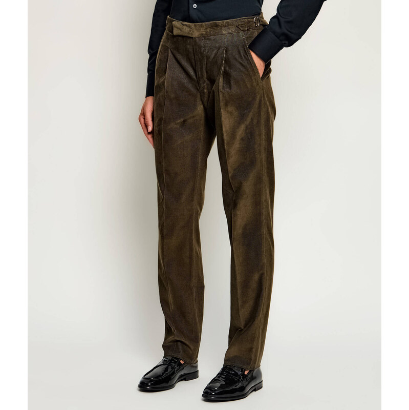 Tombolini Kalhoty | Tapered fit | manšestr