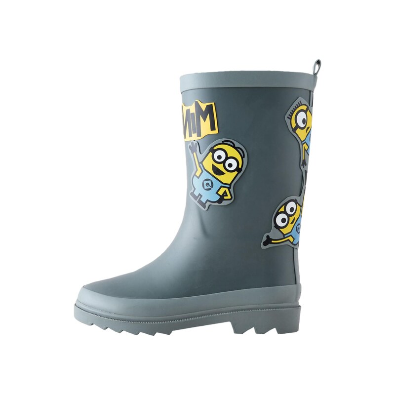 Next Gumové holínky Minions žlutá / tmavě šedá / černá / bílá
