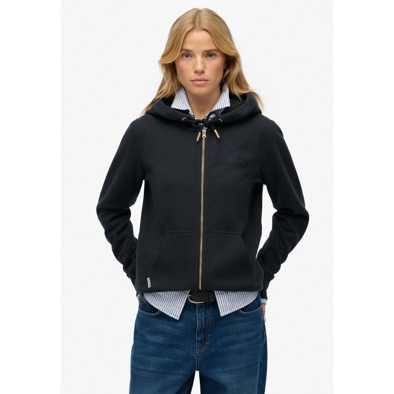Superdry & Co Mikina ESSENTIAL námořnická modř