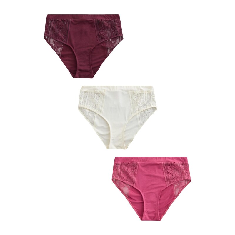 Next Kalhotky cyclam / pink / bílá