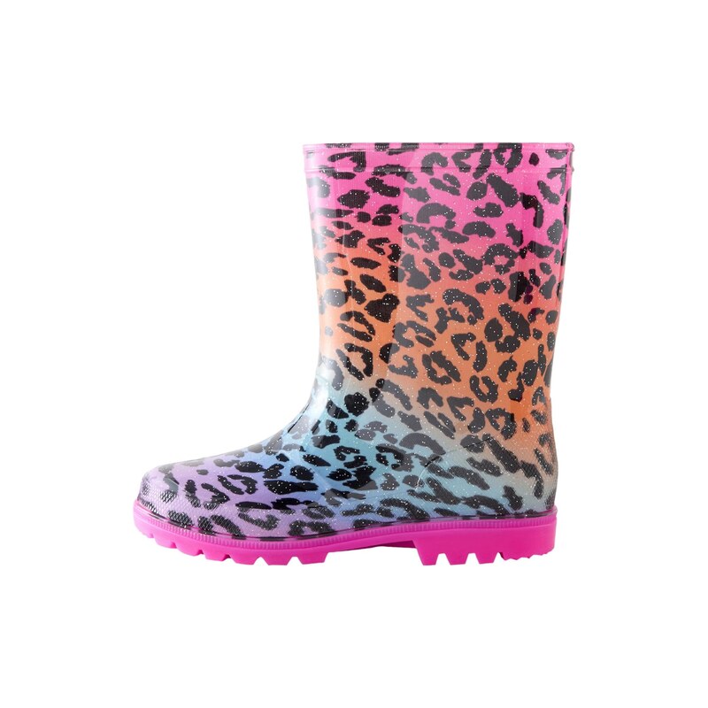 Next Gumové holínky světlemodrá / světle fialová / pink / černá