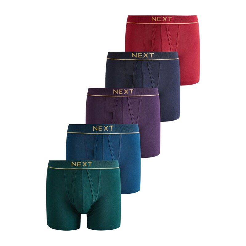 Next Boxerky modrá / námořnická modř / nefritová / červená