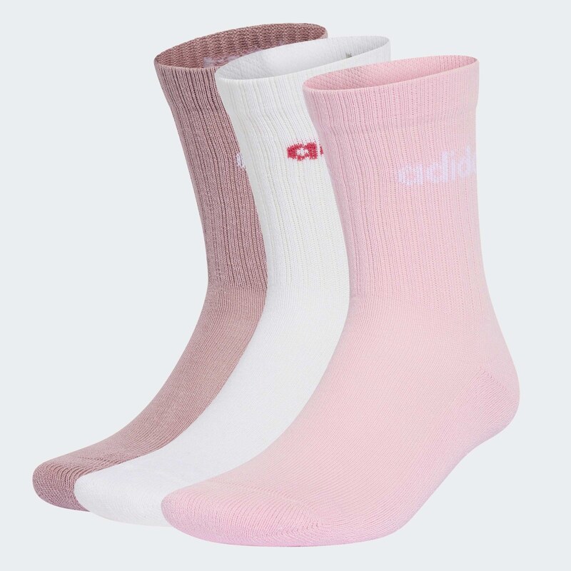 adidas Performance adidas C LIN CREW 3P MAGMAU/WHITE/CLPINK