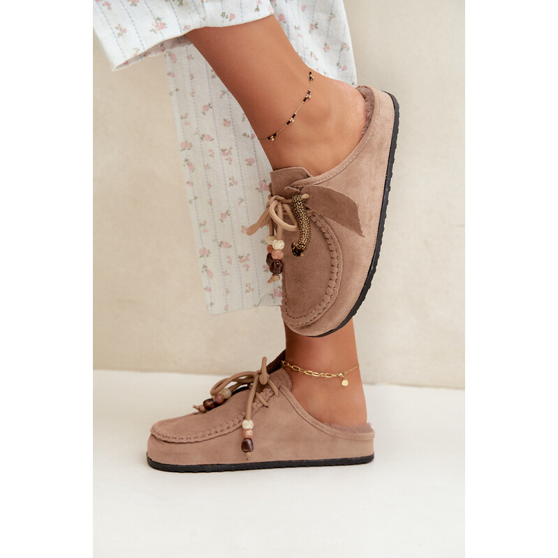 Dámské s vložkou béžové model 22314618 - Boto