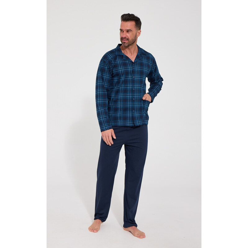 Pyžamo Cornette 114/88 délka/rukávy S–2XL, rozepínací