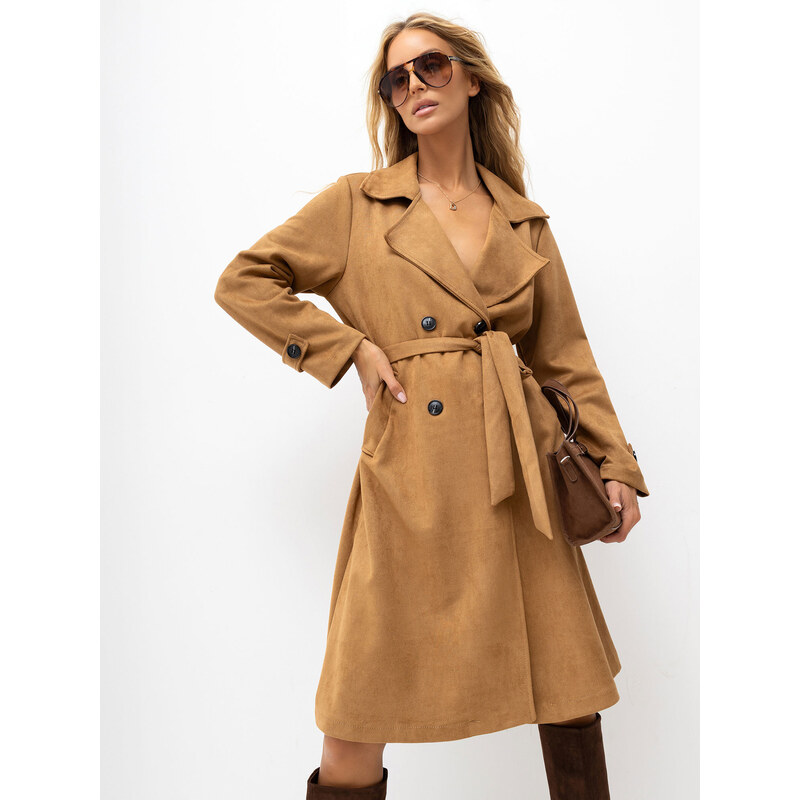 FPrice Kabát MI PL A515116.84 v barvě camel