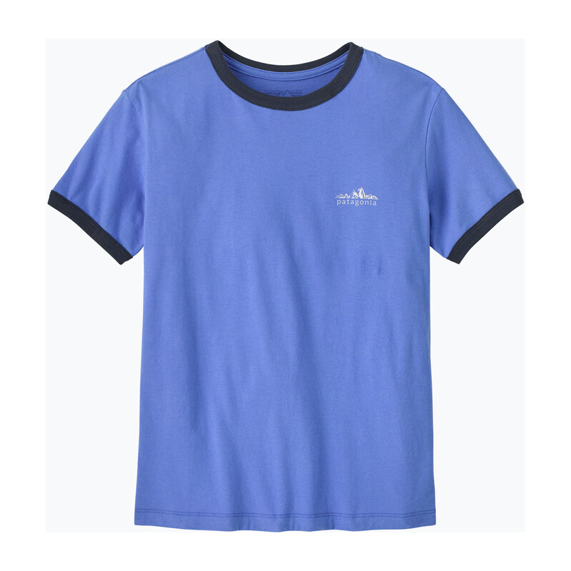 Dámské tričko Patagonia Fitz Roy Foothills Ringer Tee diver blue