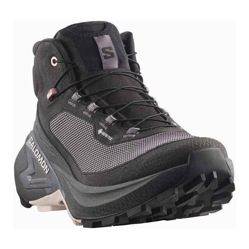 Dámské turistické boty Salomon Genesis Mid GTX black/dawn pink