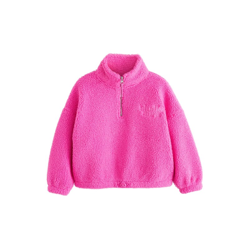 Next Fleecová mikina pink