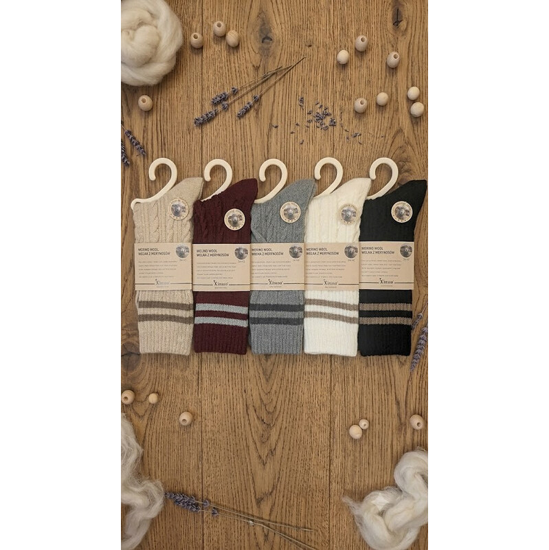 Ponožky WiK Xintao 3140, model 8811, merino, velikosti 35–42 117340072