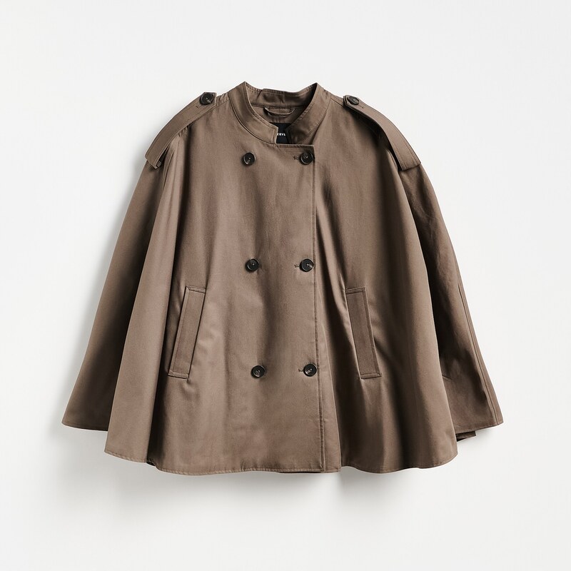 Reserved - LADIES` OUTER JACKET - šedobéžová