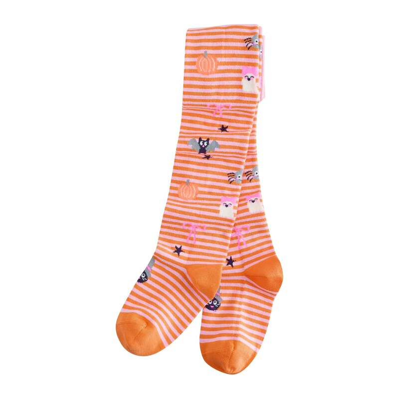 Next Punčocháče Halloween oranžová / růžová / černá / bílá