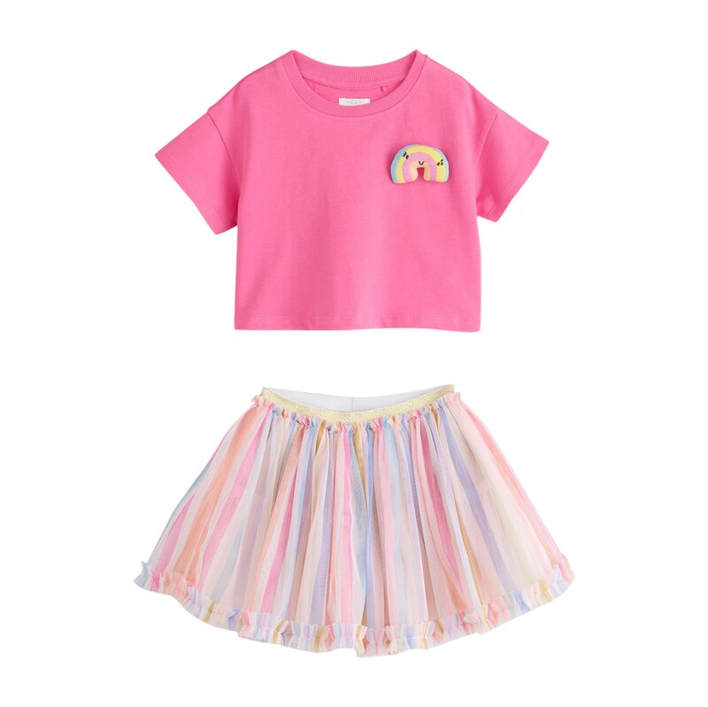 Next Sada světlemodrá / pink / světle růžová