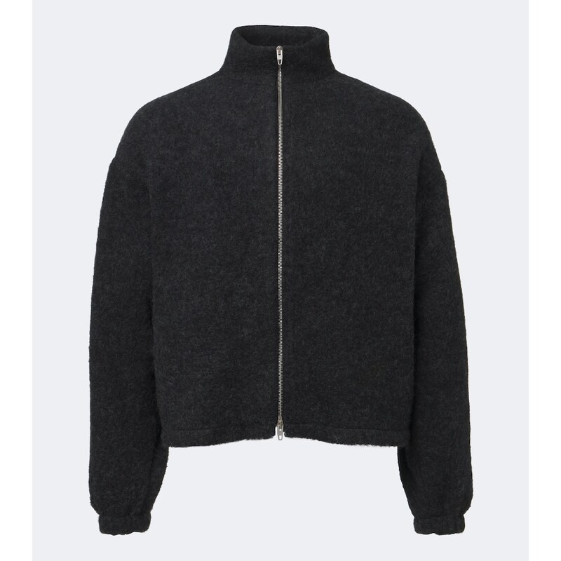 Jil Sander Wool-blend fleece sweatshirt