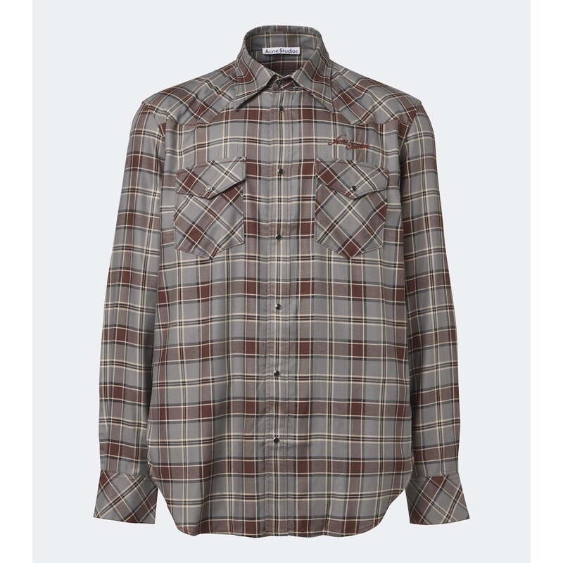 Acne Studios Surrow checked flannel shirt