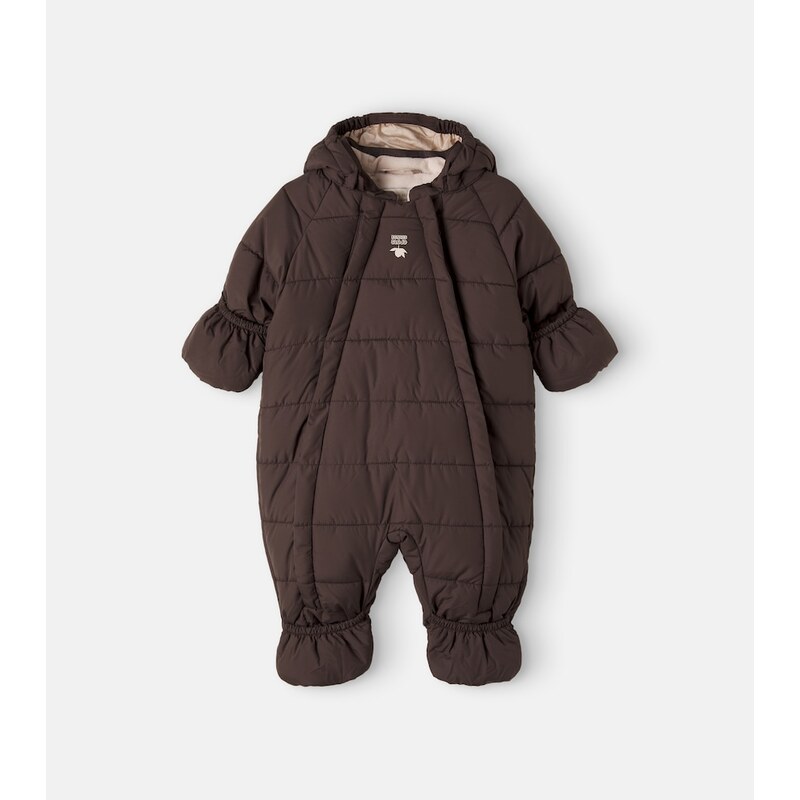 Konges Sløjd Alpi Baby logo quilted snowsuit