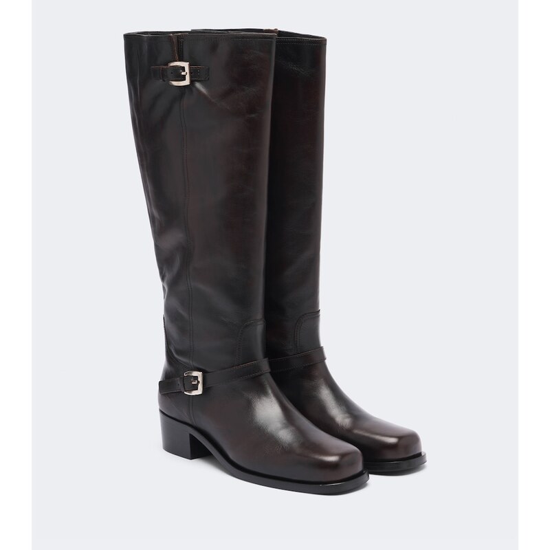 Staud Brooklyn leather knee-high boots