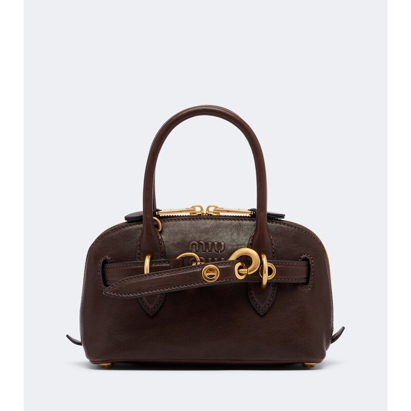 Miu Miu Aventure Mini leather top-handle bag