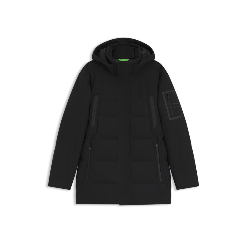 BOSS Water-repellent parka jacket with down filling