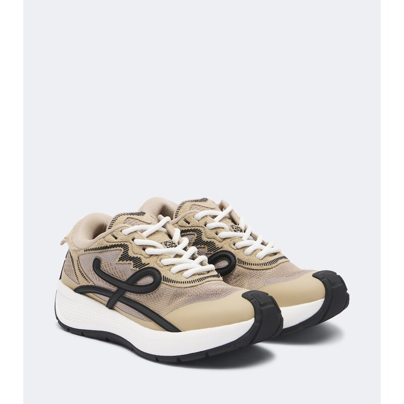 Loewe Pogo mesh-trimmed sneakers