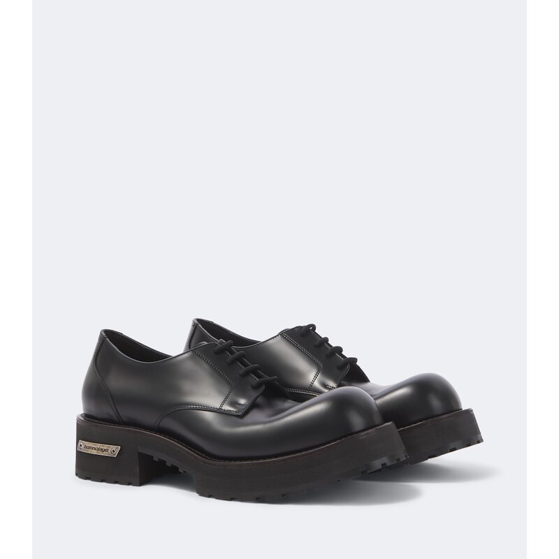 Balenciaga Venom leather Derby shoes