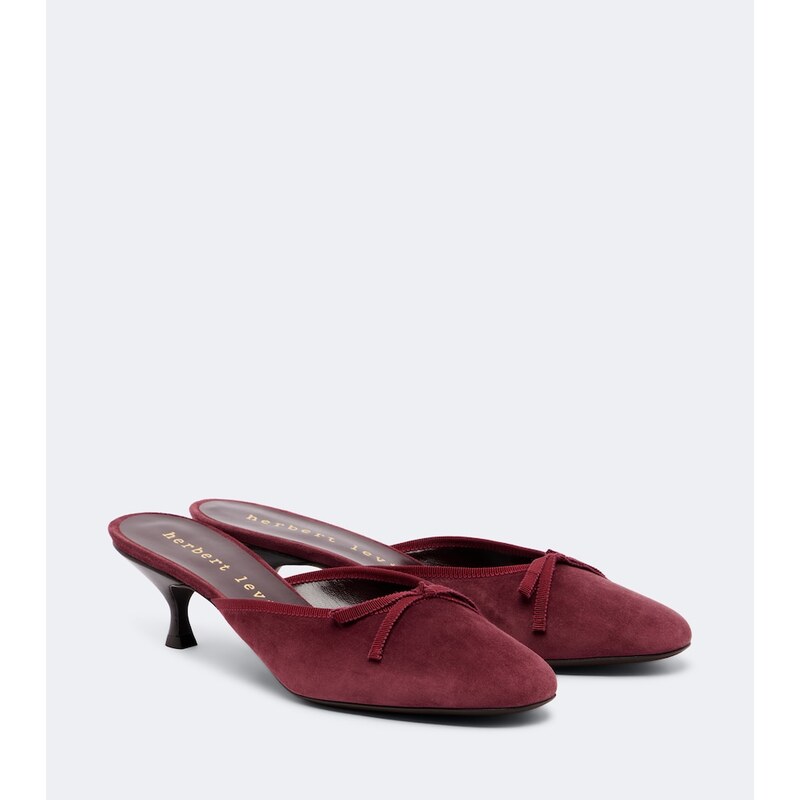 Herbert Levine 24/7 suede mules