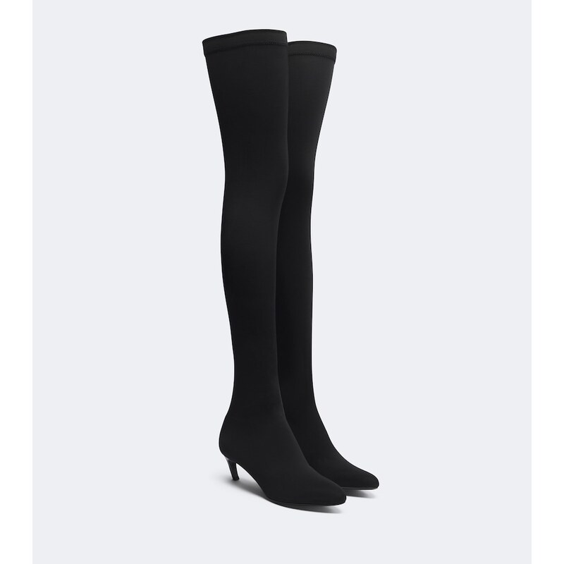 Victoria Beckham Harlow jersey over-the-knee boots