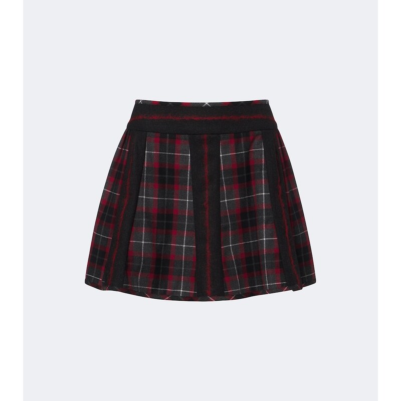 Vivienne Westwood Bell tartan wool miniskirt