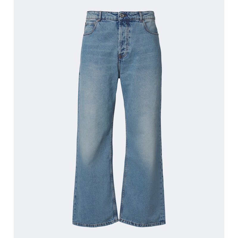 Ami Paris Faded wide-leg jeans