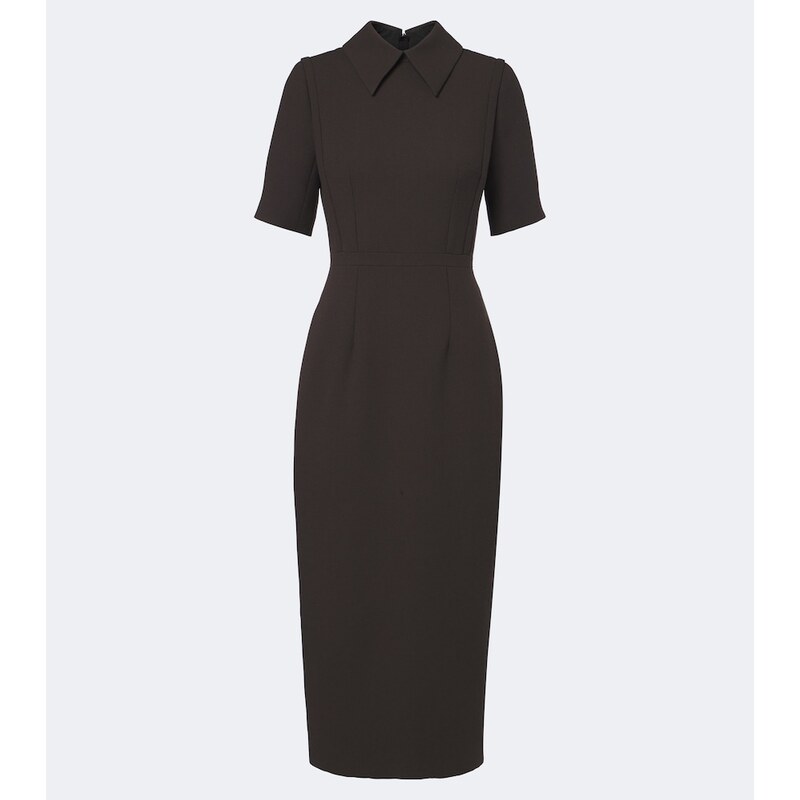 Emilia Wickstead Valletta wool midi dress