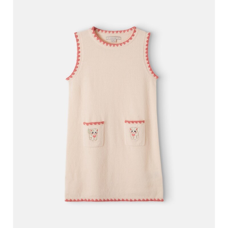 Konges Sløjd Collette embroidered wool dress