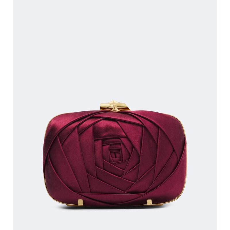 Roger Vivier Rose Vivier satin clutch