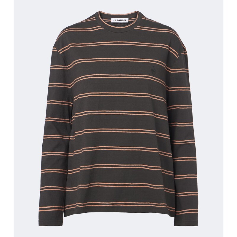 Jil Sander Striped cotton T-shirt