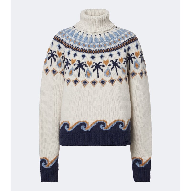 Alanui Sweet Winter virgin wool turtleneck sweater