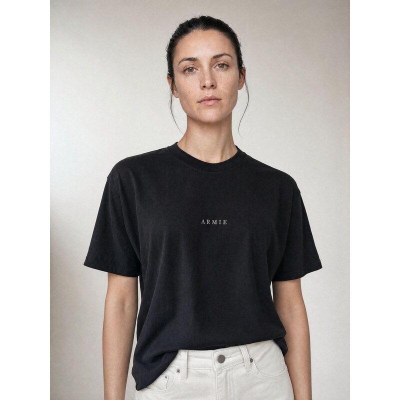 ARMIE Tričko The Alexi Logo T-shirt - Black černá