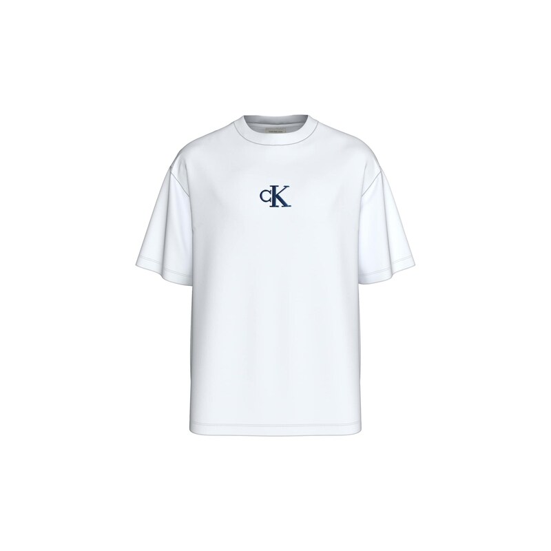 Calvin Klein Jeans Tričko marine modrá / bílá