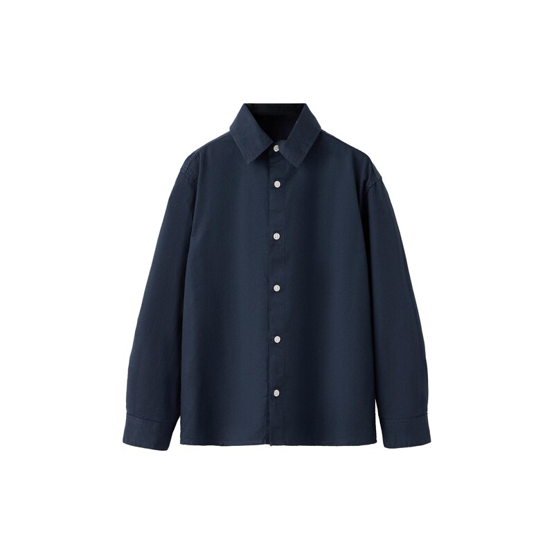 MANGO KIDS Košile LEEDS marine modrá