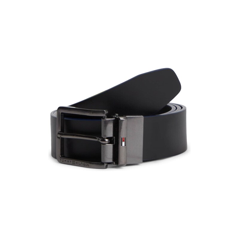 TOMMY HILFIGER Opasek Oliver Rev 3.5 marine modrá