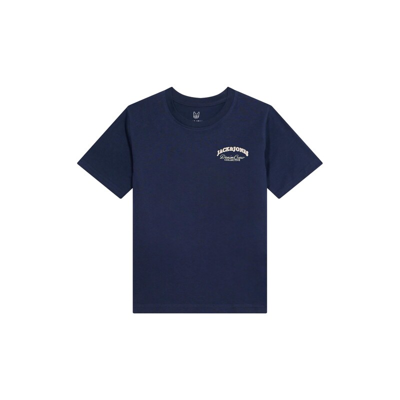 Jack & Jones Junior Tričko béžová / tmavě modrá