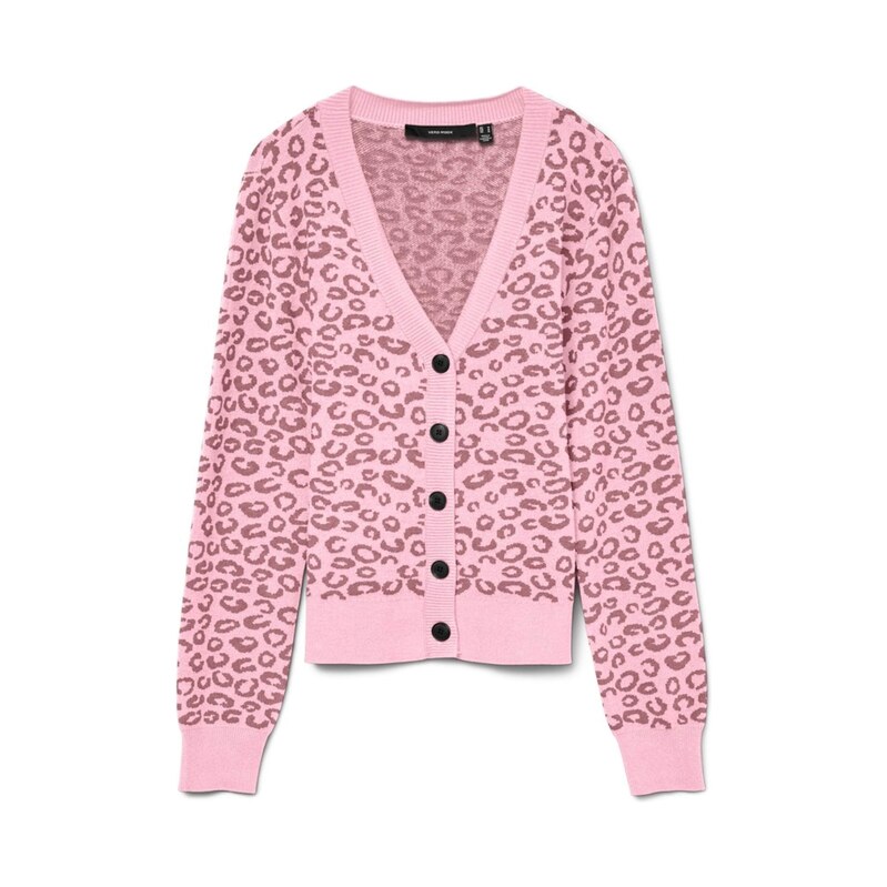 VERO MODA Kardigan VMNANCY růžová / pitaya