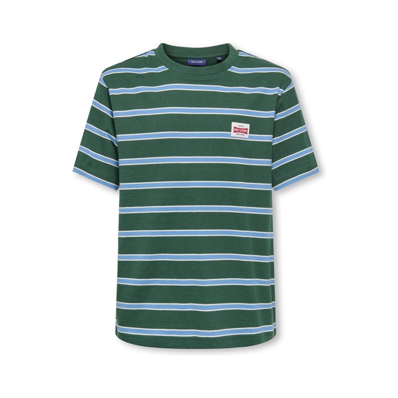 Only & Sons Junior Tričko OSJDAWSON světlemodrá / tmavě zelená /